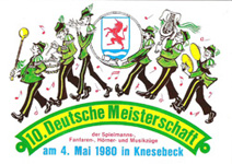 Plakat der Deutschen Meisterschaft, 1980